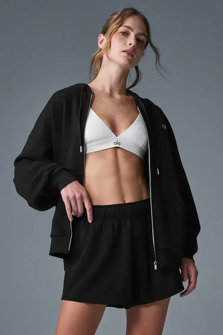 Accolade Zip-Hoodie - Schwarz