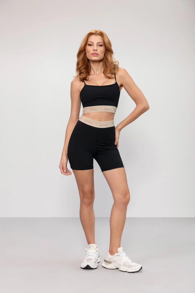 Sculpt Top - Schwarz