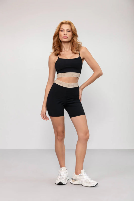 Sculpt Top - Schwarz