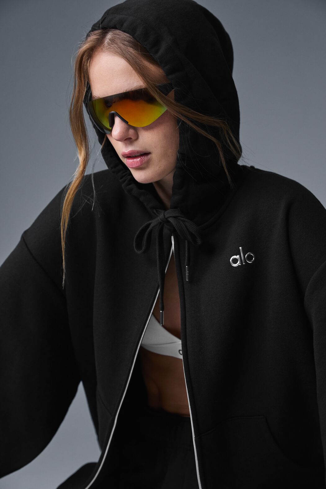 Accolade Zip-Hoodie - Schwarz