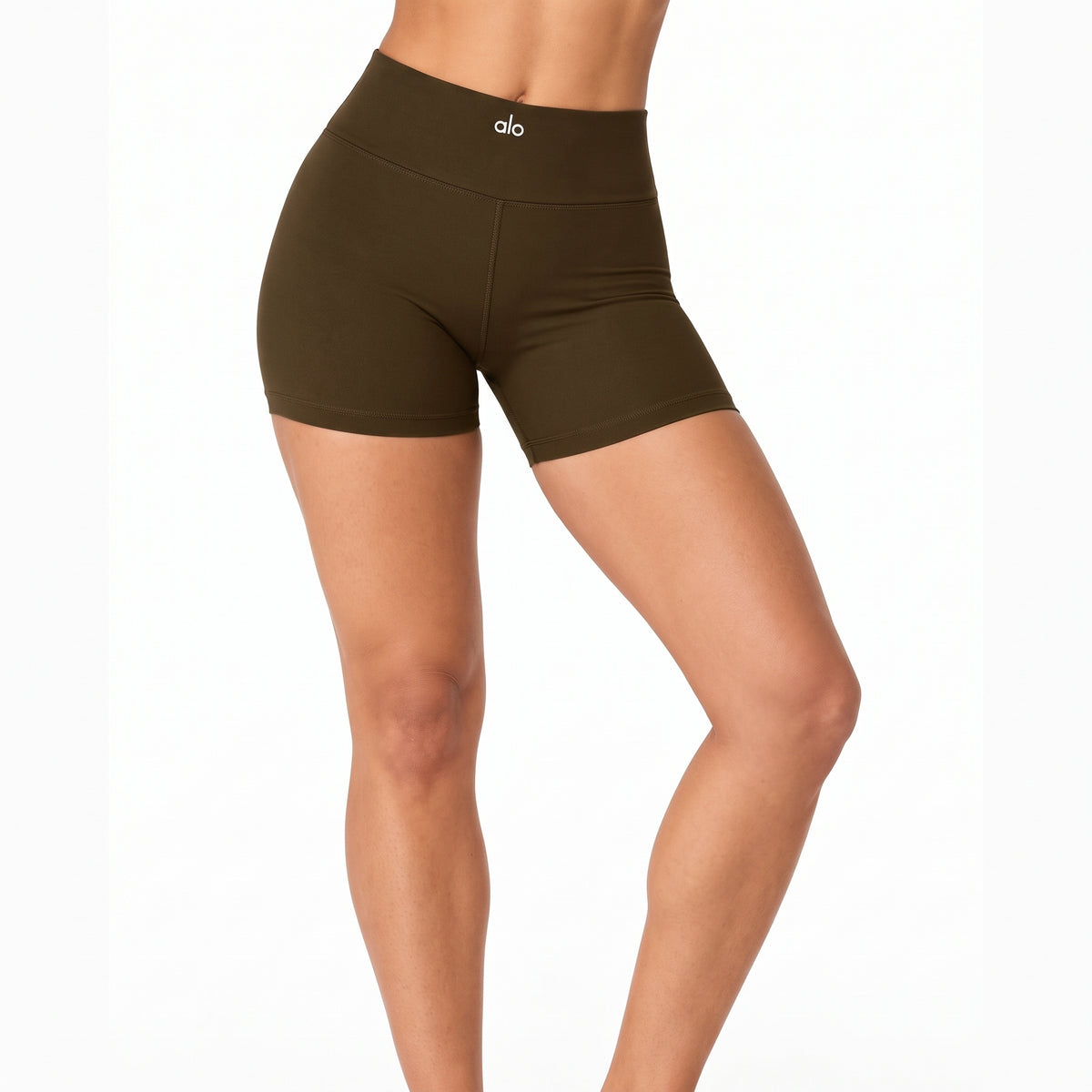 Shorts Leistung Tiefe Taille