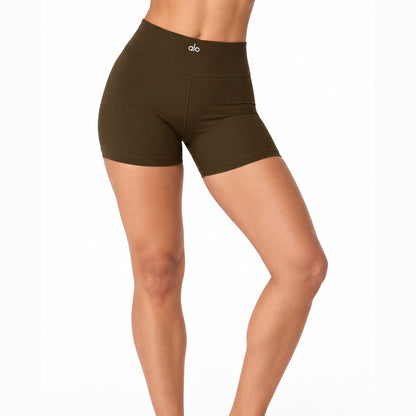 Shorts Leistung Tiefe Taille