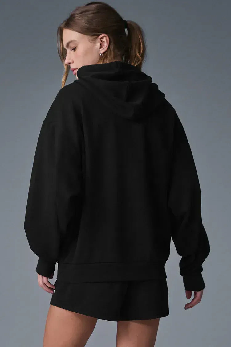 Accolade Zip-Hoodie - Schwarz